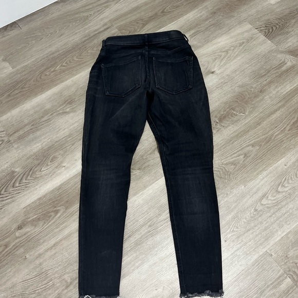 Express Jean legging high rise raw hem - Picture 2 of 3